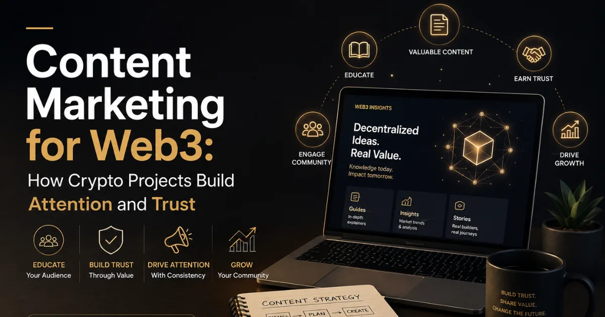 Content Marketing for Web3: How Crypto Projects Build Attention and Trust