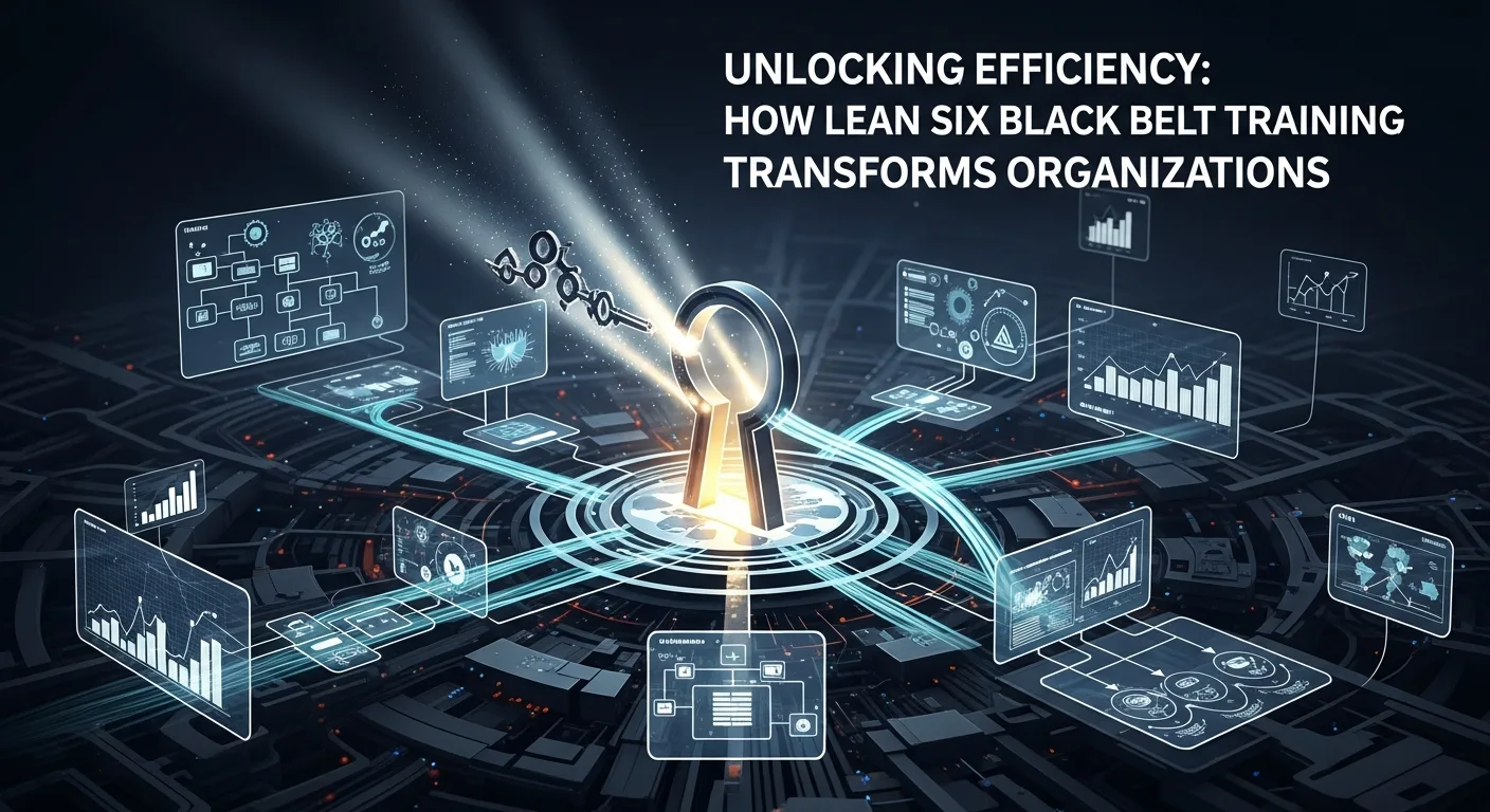 Unlocking Efficiency: How Lean Six Sigma Black Belt Training Transforms Organizations