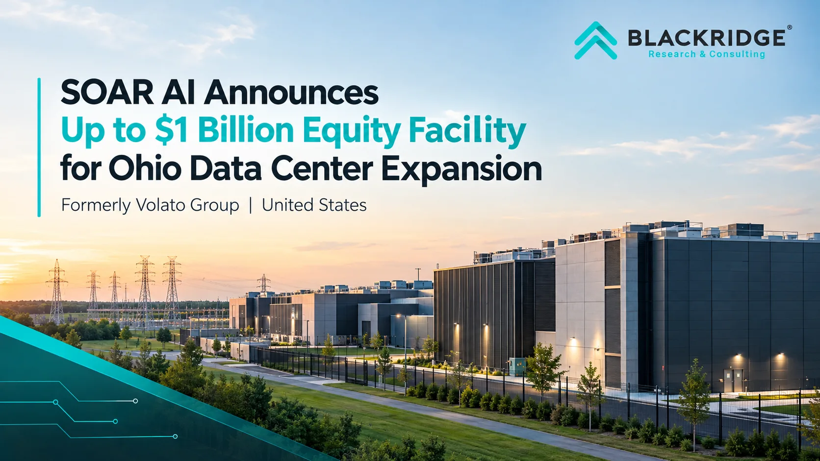 SOAR AI, Formerly Volato Group, Announces Up to $1 Billion Equity Facility for Data Center Expansion in Ohio, US