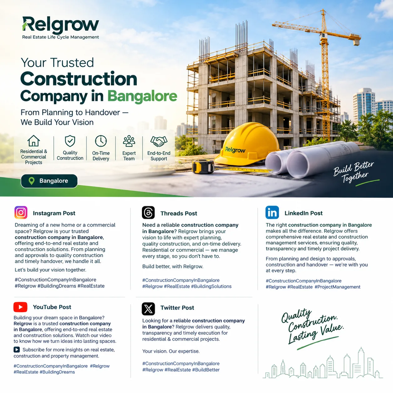 How to Plan Your Home Construction Project in Bangalore Successfully