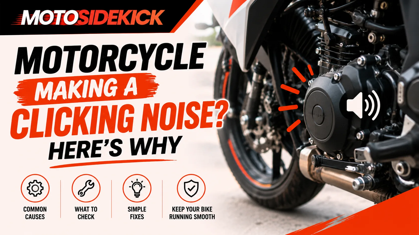 Motorcycle Making a Clicking Noise? Here's Why
