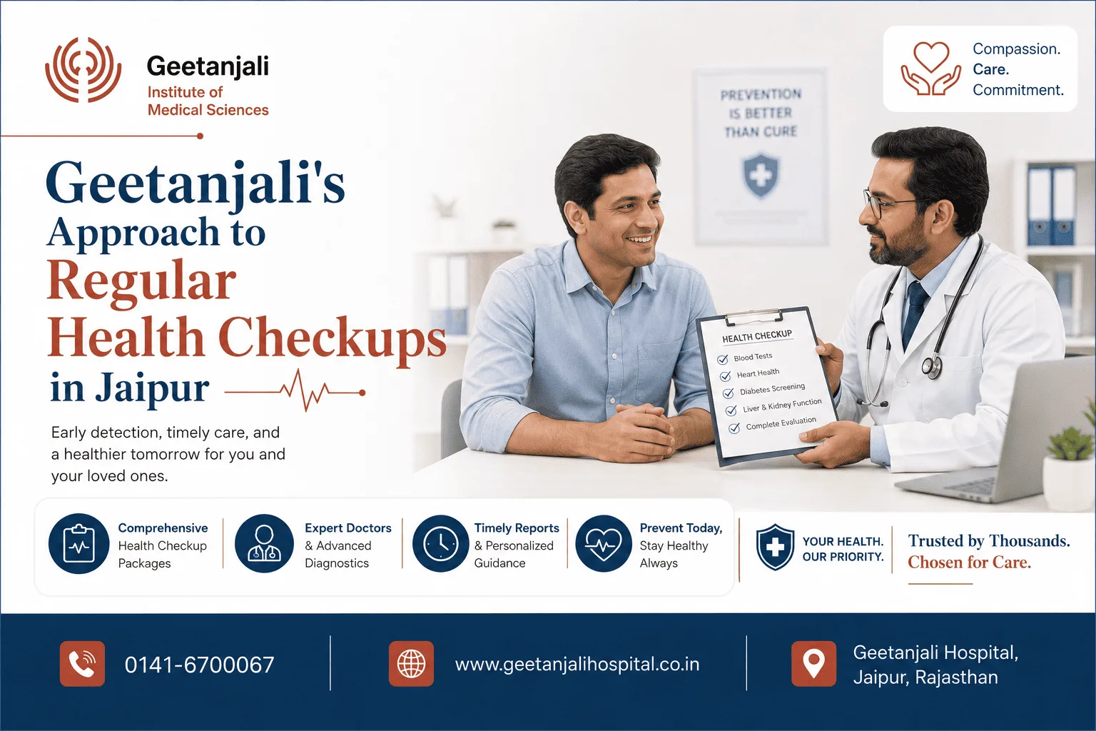 Geetanjali's Approach to Regular Health Checkups in Jaipur