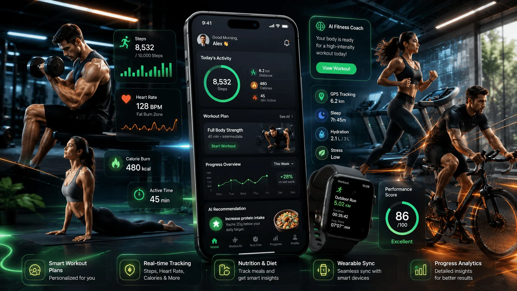 Top 15 Fitness App Ideas for Startups in the USA