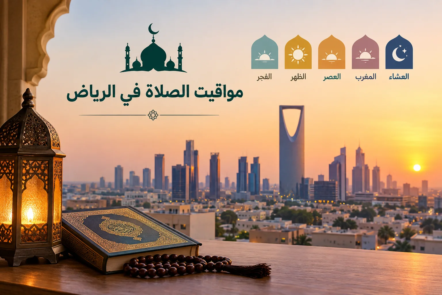 Knowing the daily مواقيت الصلاة في الرياض helps Muslims plan their day