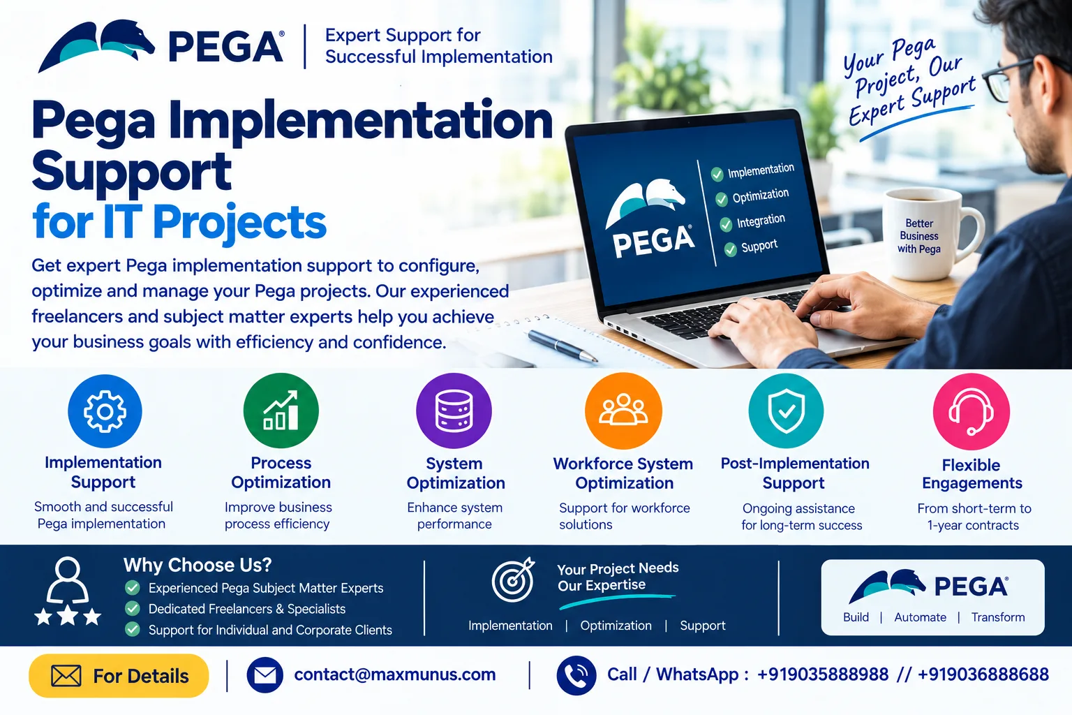 Pega Implementation Support for IT Projects