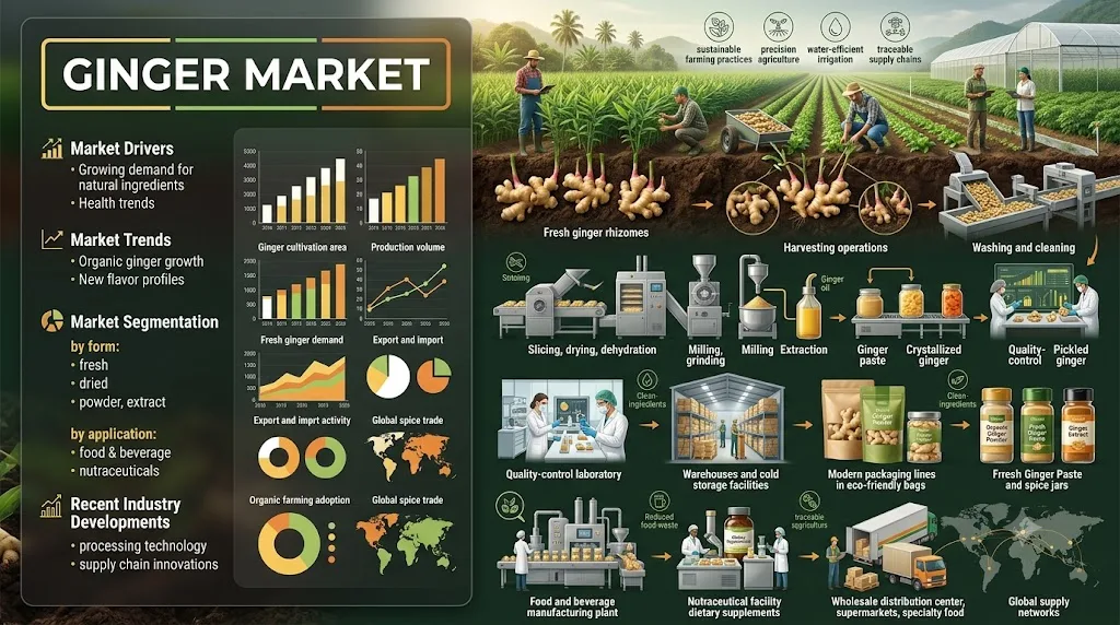 Ginger Market Size, Share and Growth Forecast 2026-2034
