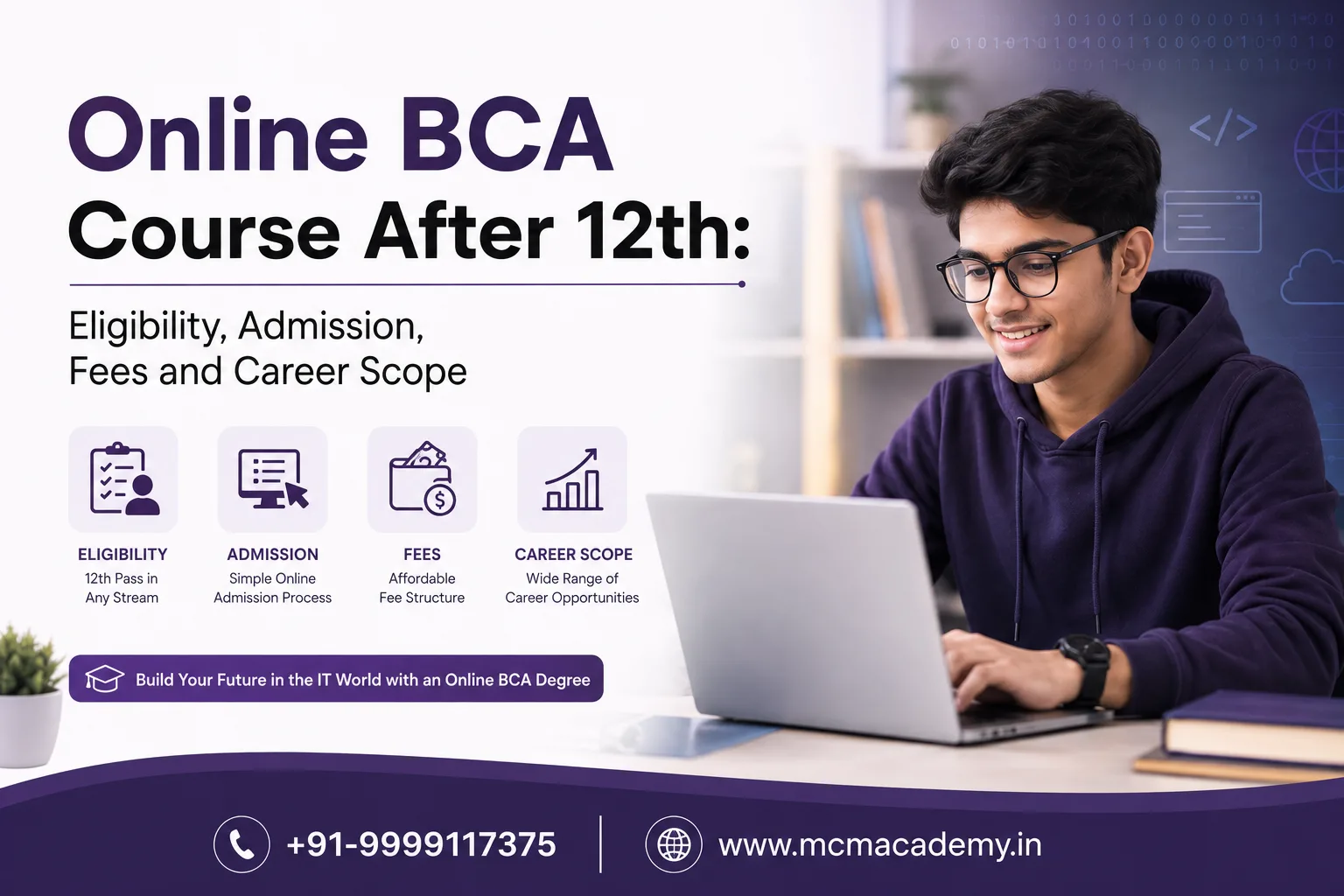 Online BCA Course After 12th: Eligibility, Admission, Fees and Career Scope