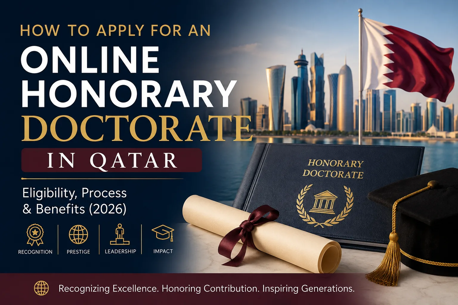 How to Apply for an Online Honorary Doctorate in Qatar: Eligibility, Process & Benefits (2026)