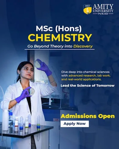 BSc Medical Laboratory Technology, BSc Chemistry Honors & MSc Chemistry