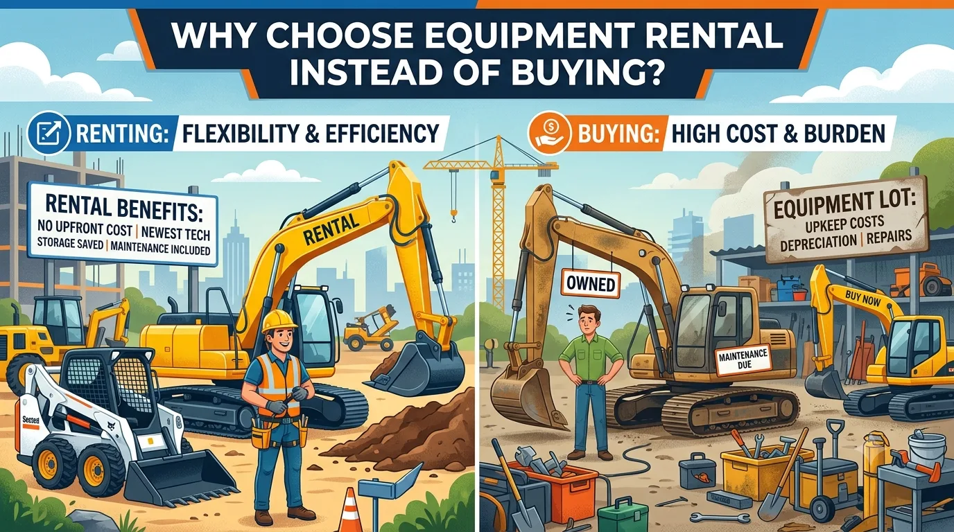 Why Choose Equipment Rental Instead of Buying?