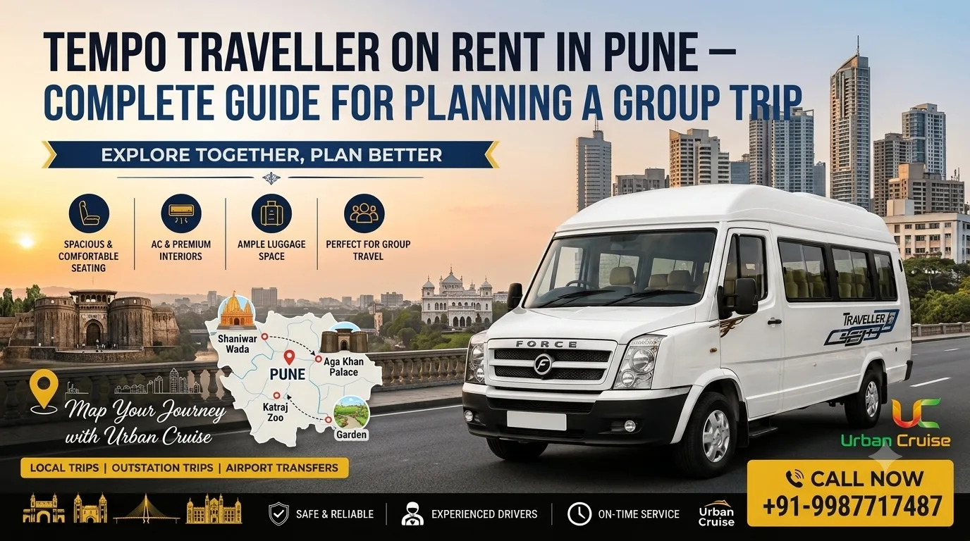 Tempo Traveller on Rent in Pune – A Comfortable Way to Travel with Your Group