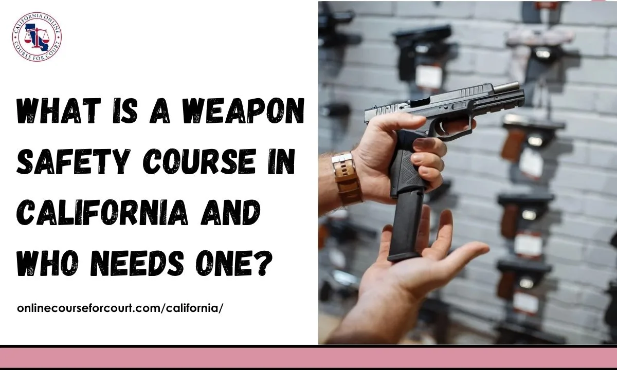 What Is a Weapon Safety Course in California and Who Needs One?