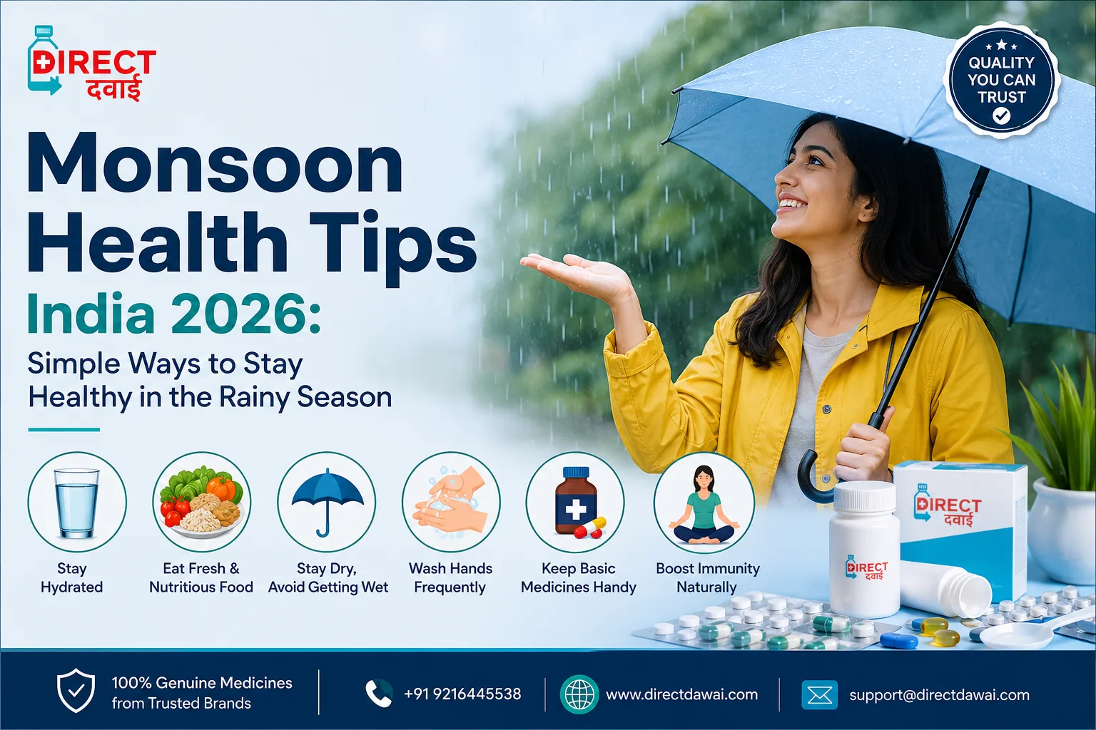 Monsoon Health Tips India How to Stay Healthy During Rainy Season