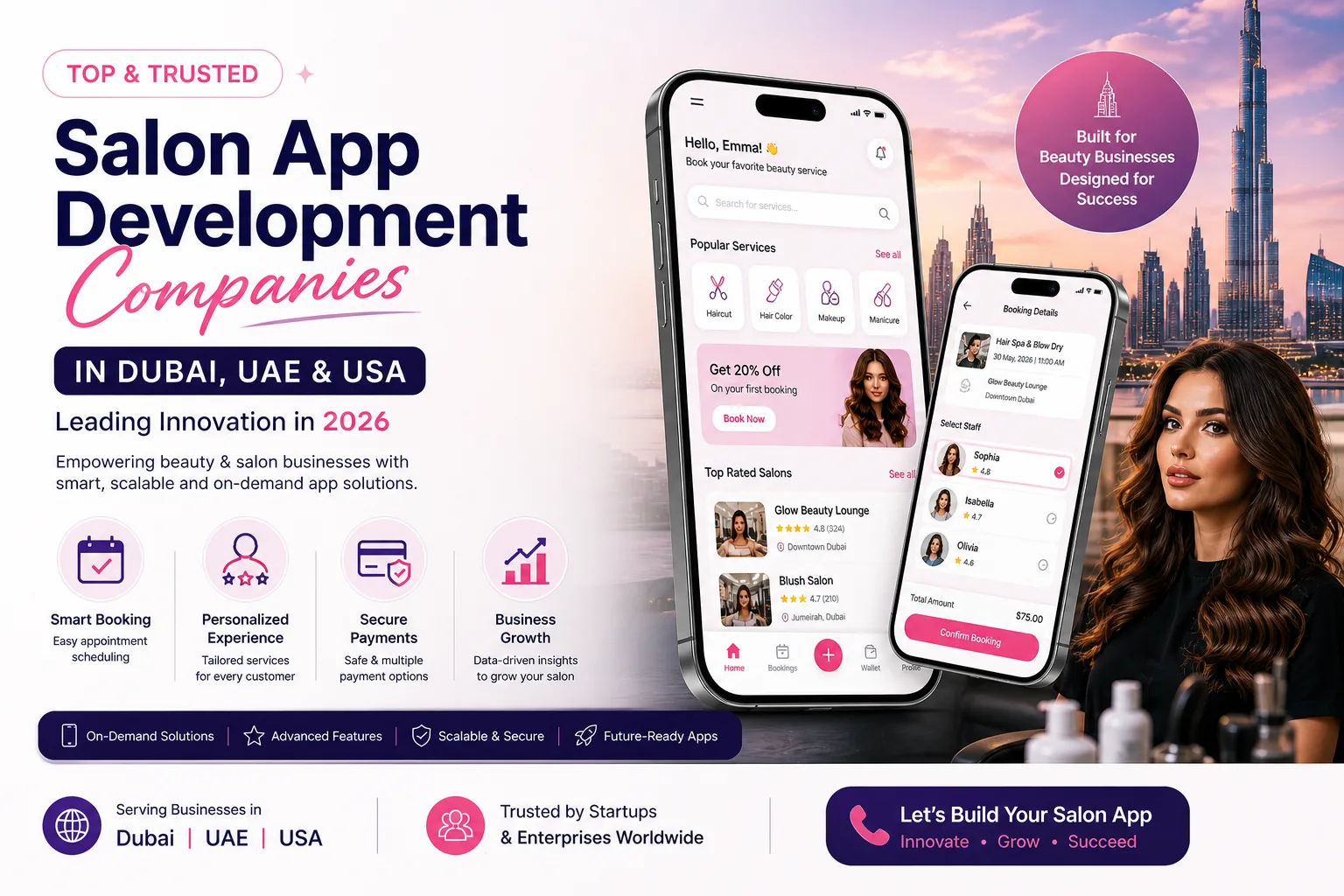 Top 7 Salon App Development Companies in Dubai Leading Innovation in 2026