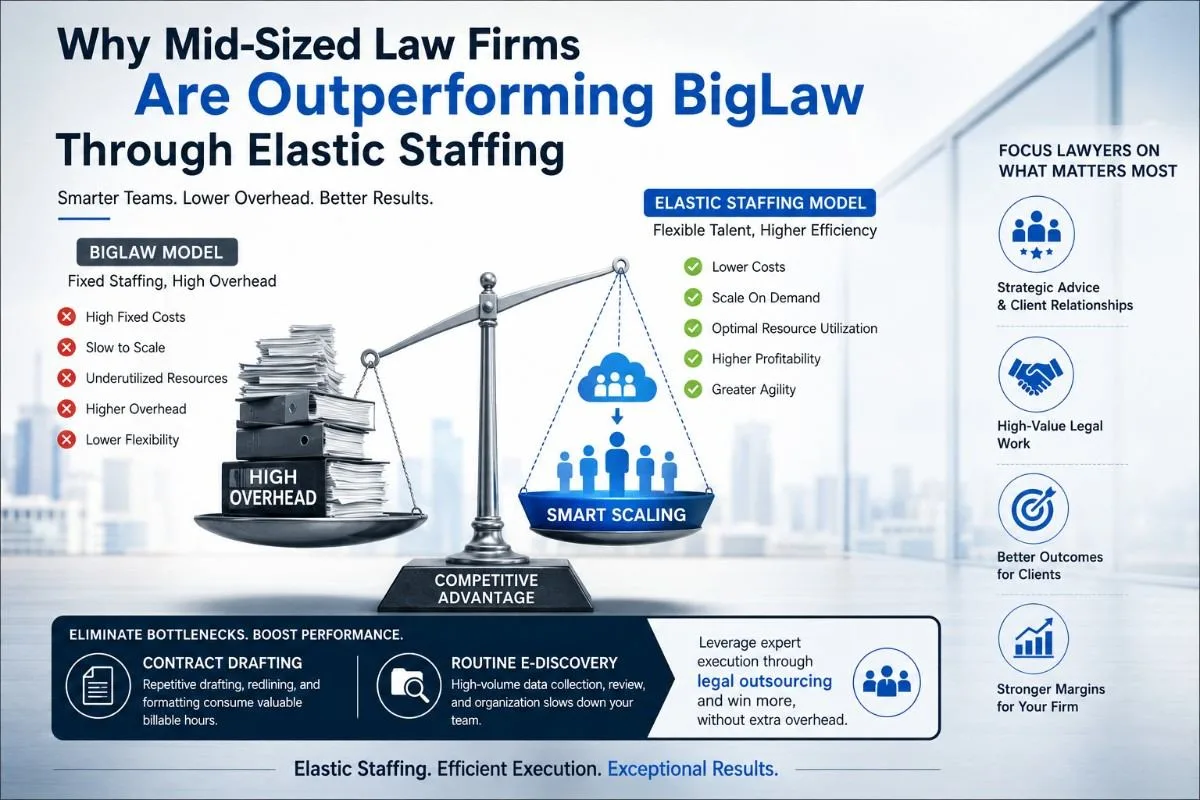 Why Mid-Sized Law Firms Are Outperforming BigLaw Through Elastic Staffing