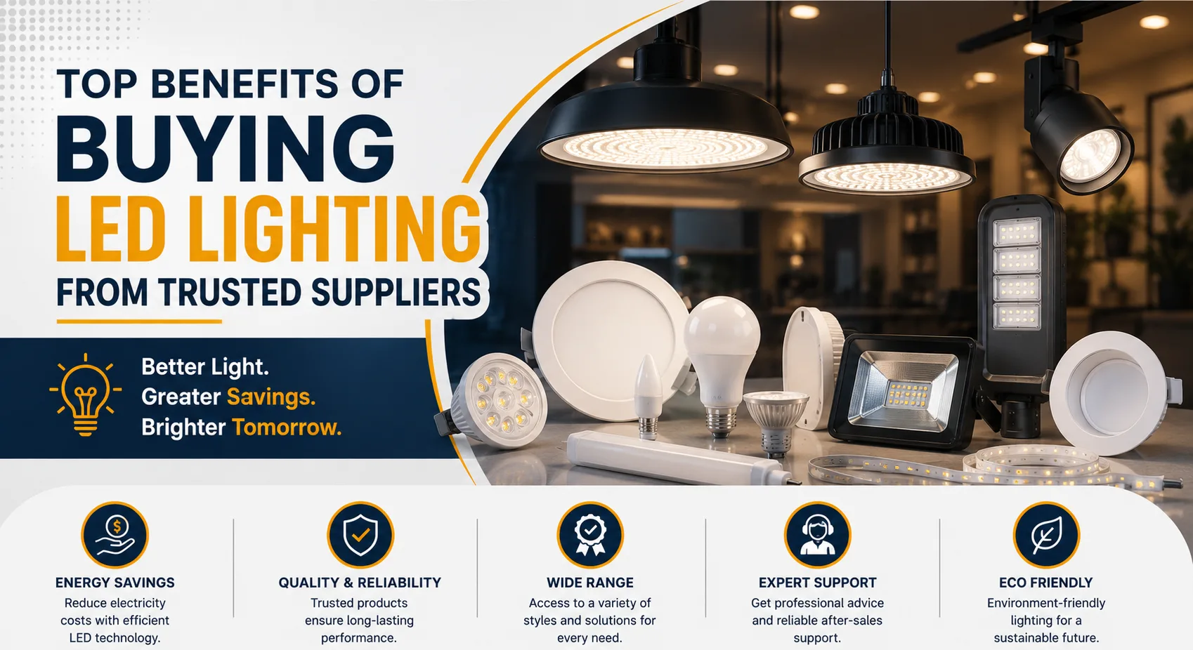 Top Benefits of Buying LED Lighting from Trusted Suppliers
