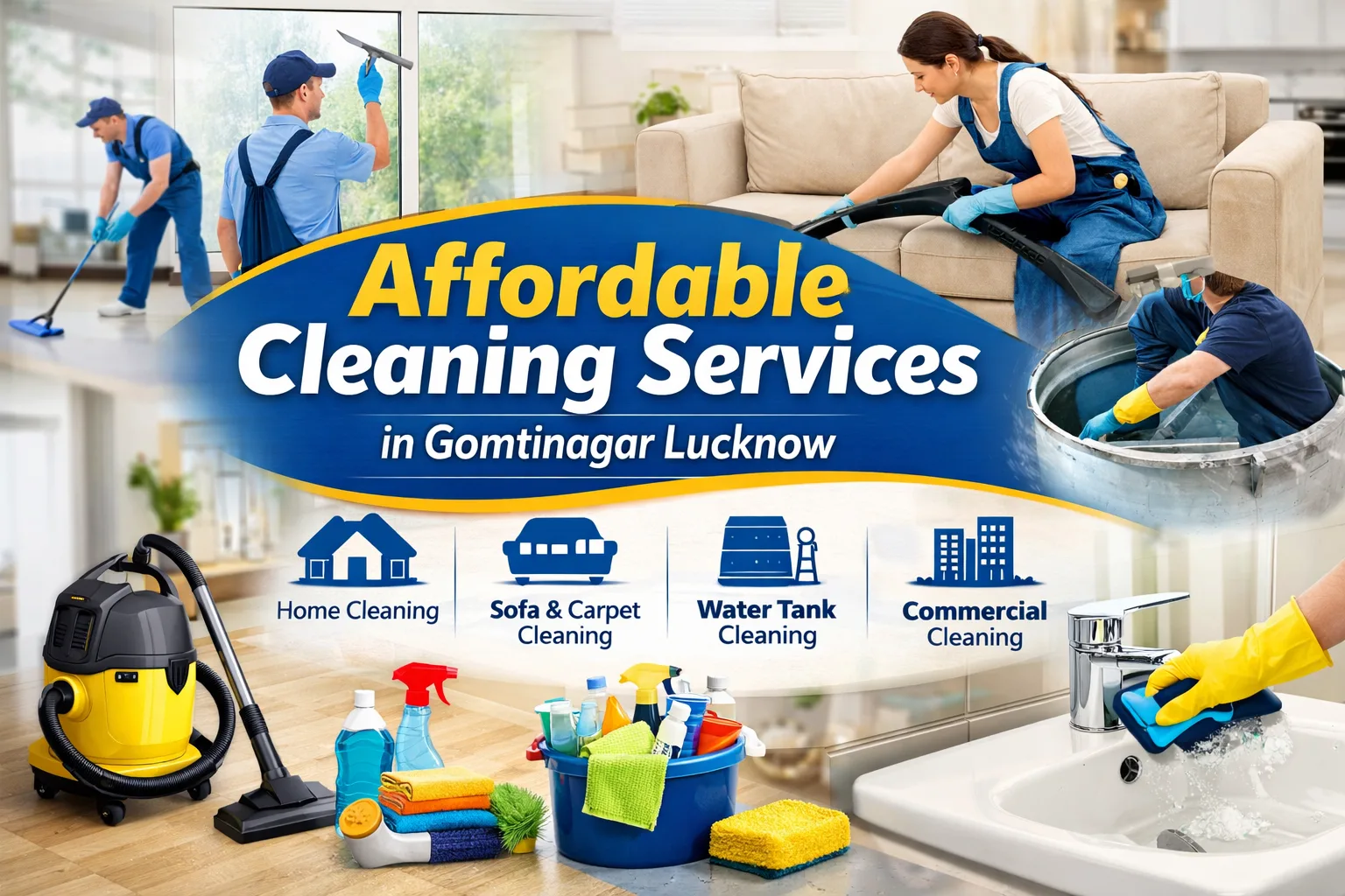 Affordable Cleaning Services in Gomtinagar Lucknow | Complete Guide to a Cleaner, Healthier Space