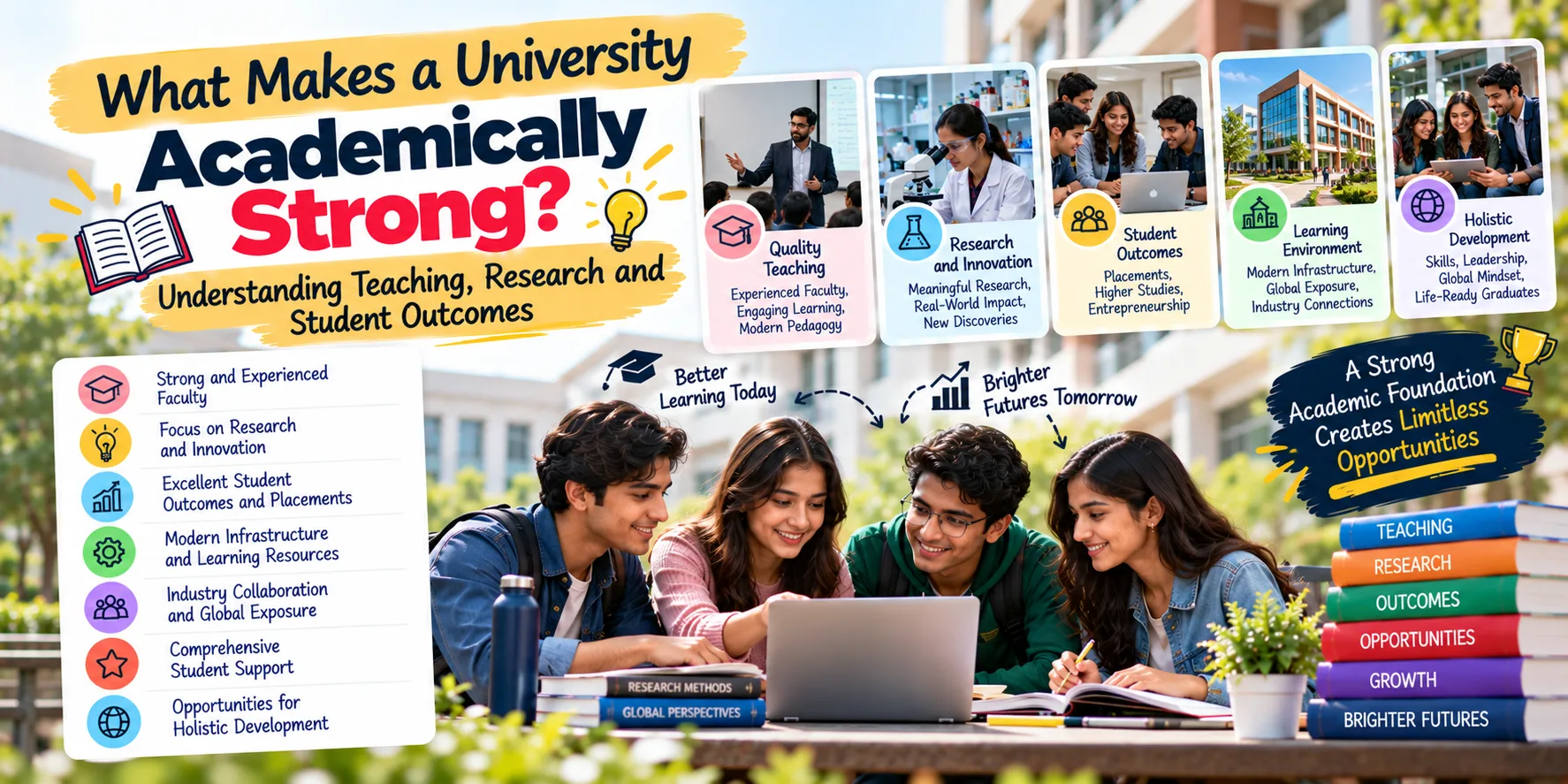 What Makes a University Academically Strong? Understanding Teaching, Research and Student Outcomes