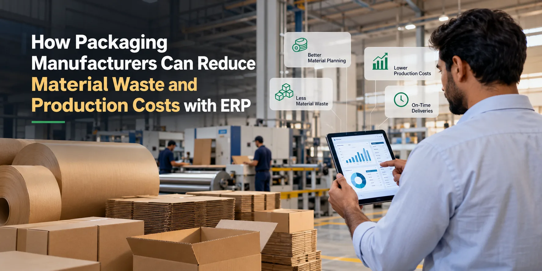 How Packaging Manufacturers Can Reduce Waste and Costs with ERP