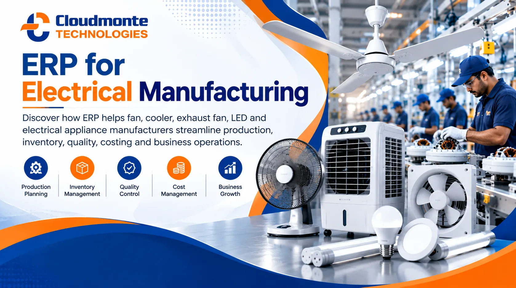 ERP for Electrical Manufacturing: How Manufacturers Can Improve Production, Inventory & Profitability