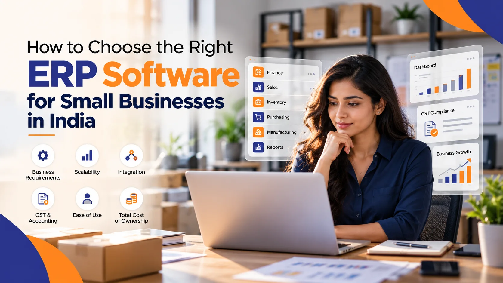 How Small Businesses in India Can Choose the Right ERP Software
