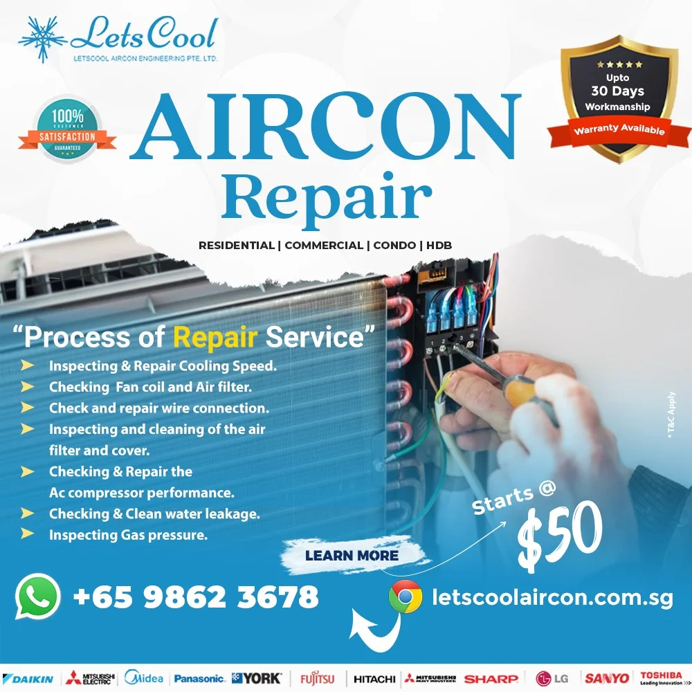 Same Day Aircon Repair & Cleaning Singapore