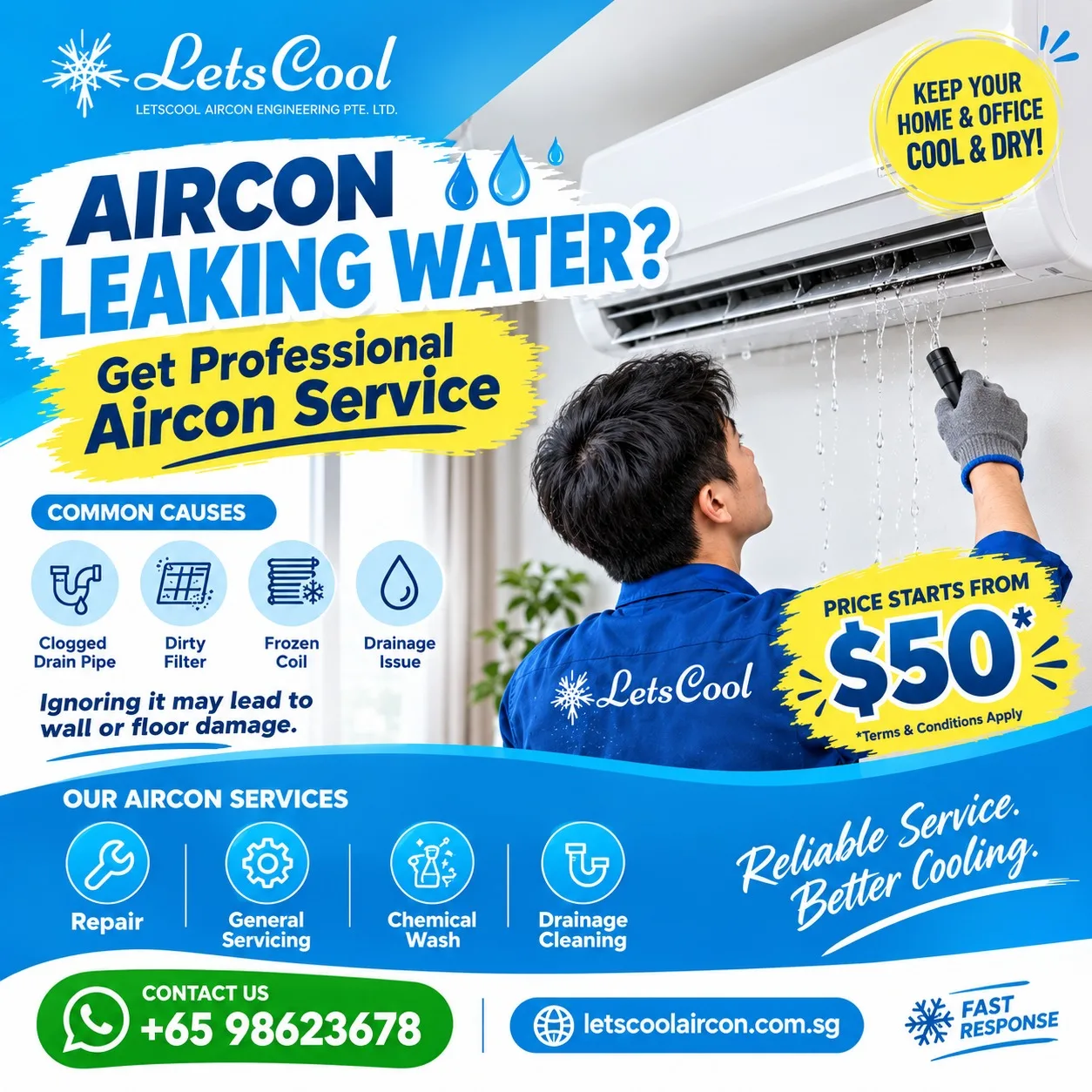 Why Does My Aircon Keep Dripping Water?