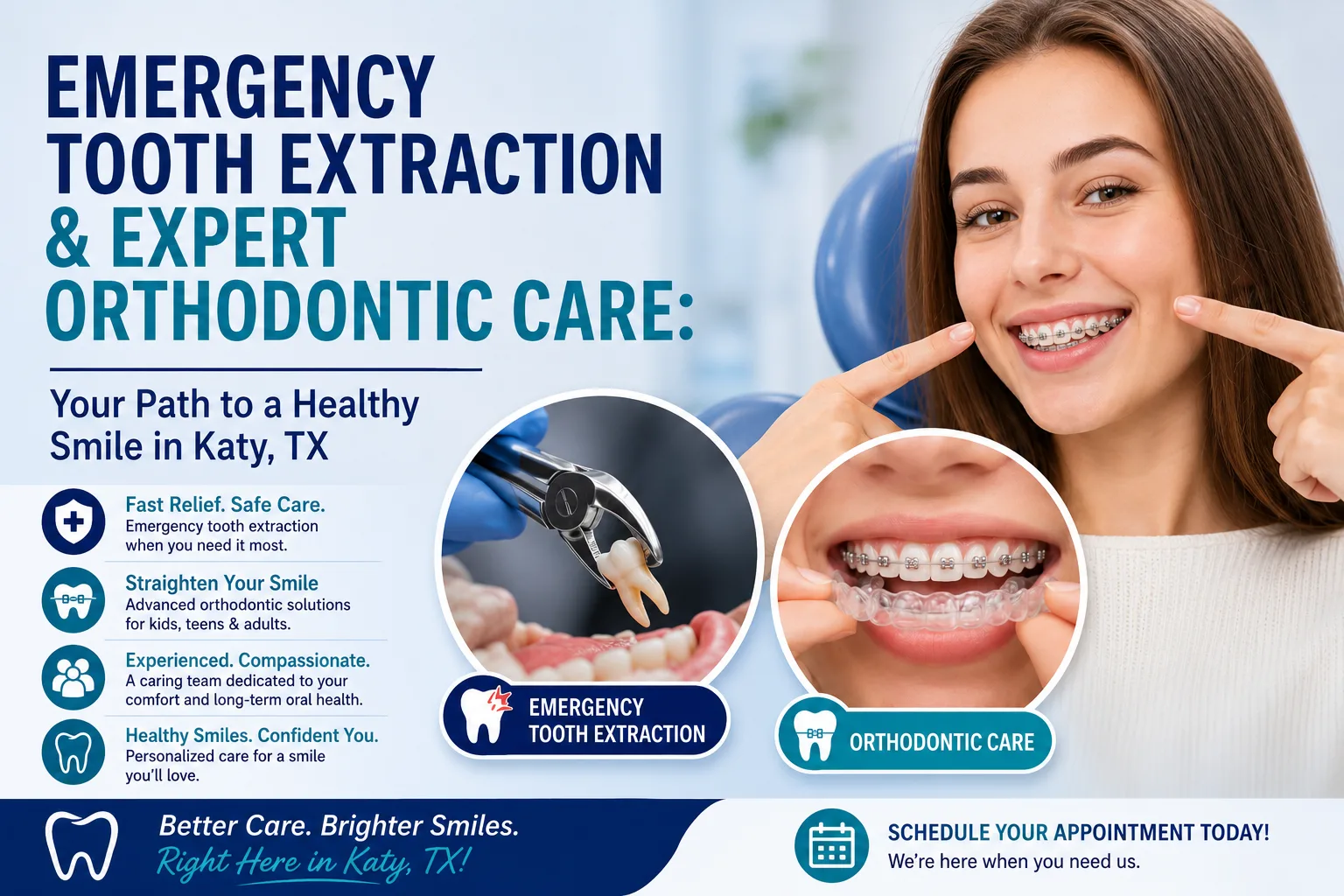 Emergency Tooth Extraction & Expert Orthodontic Care: Your Path to a Healthy Smile in Katy, TX