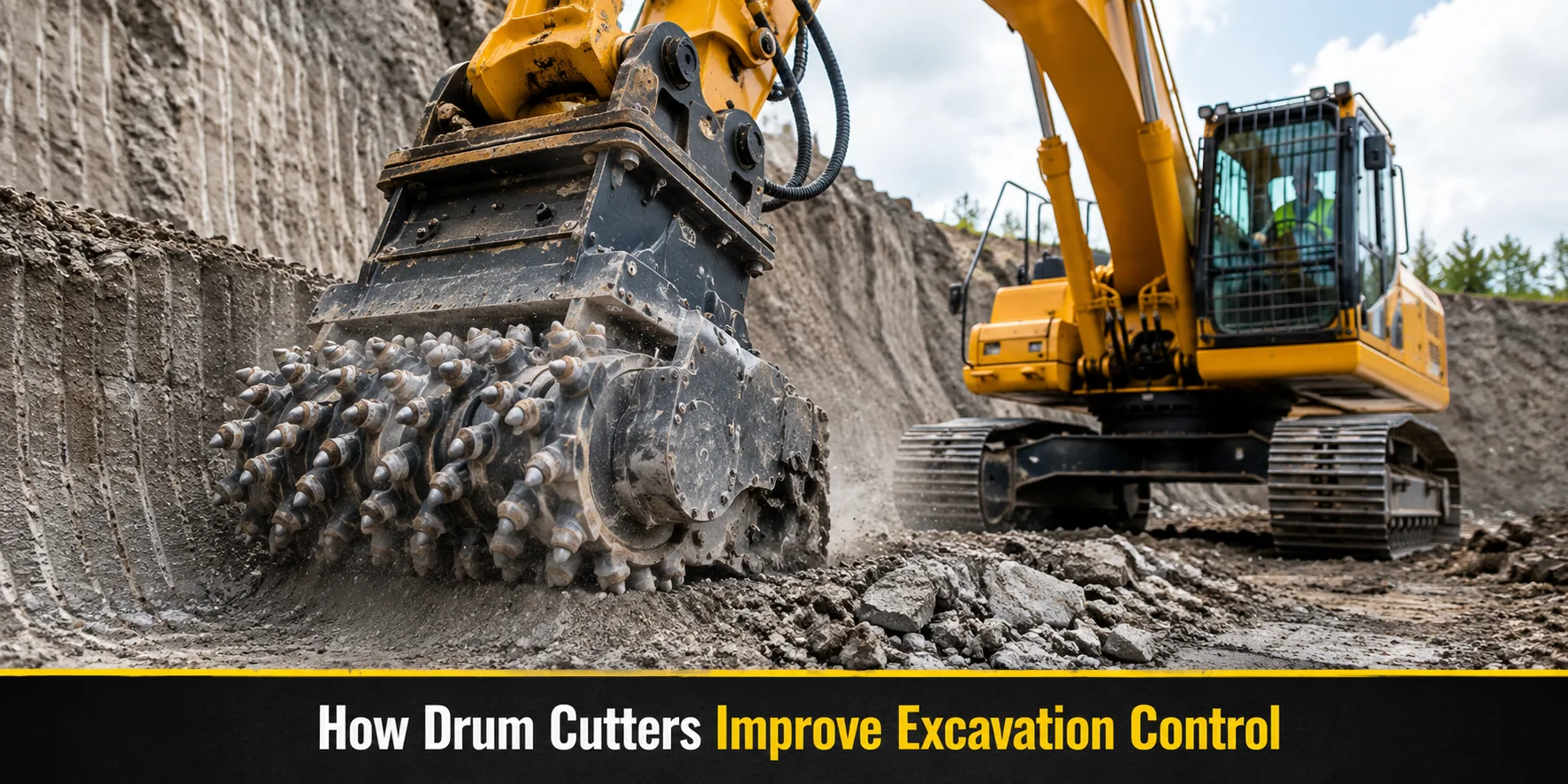 How Does a Drum Cutter Make Excavation More Controlled?