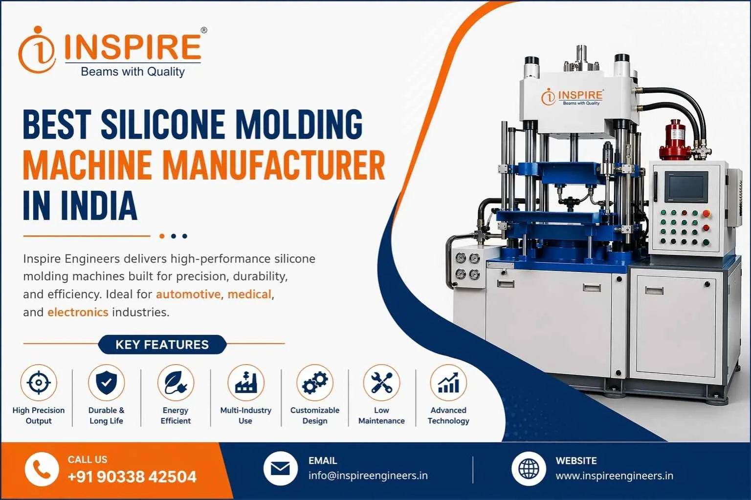 Best Silicone Molding Machine Manufacturer in India | Inspire Engineers