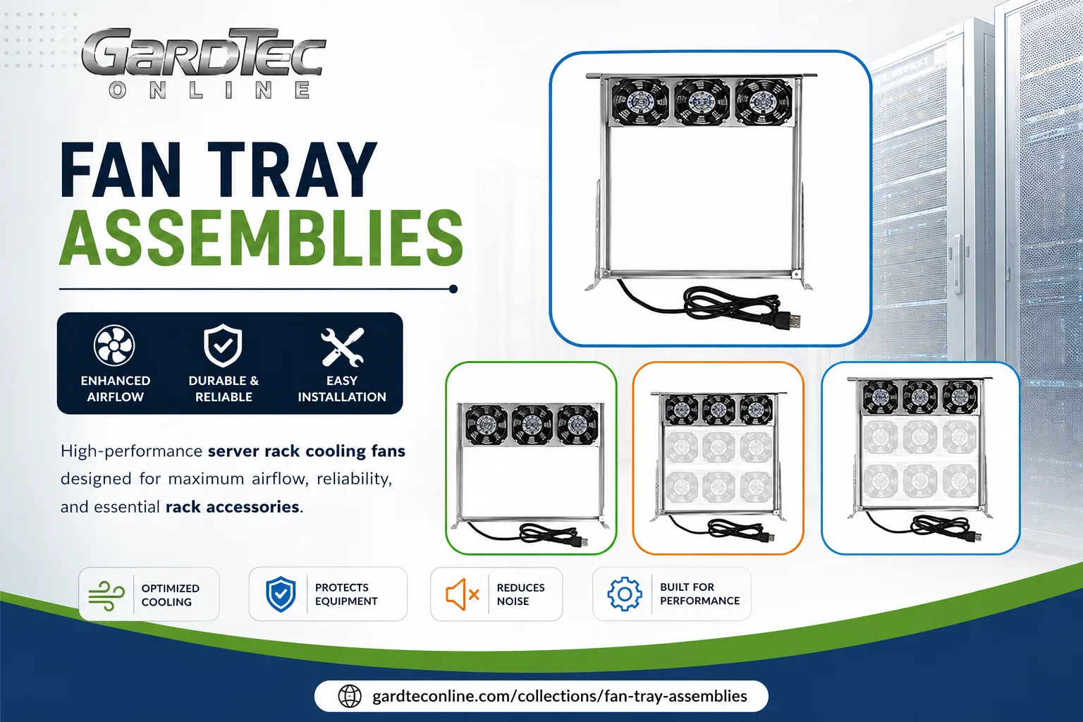 How Do Server Rack Cooling Fans Improve Cooling Performance and Equipment Safety?