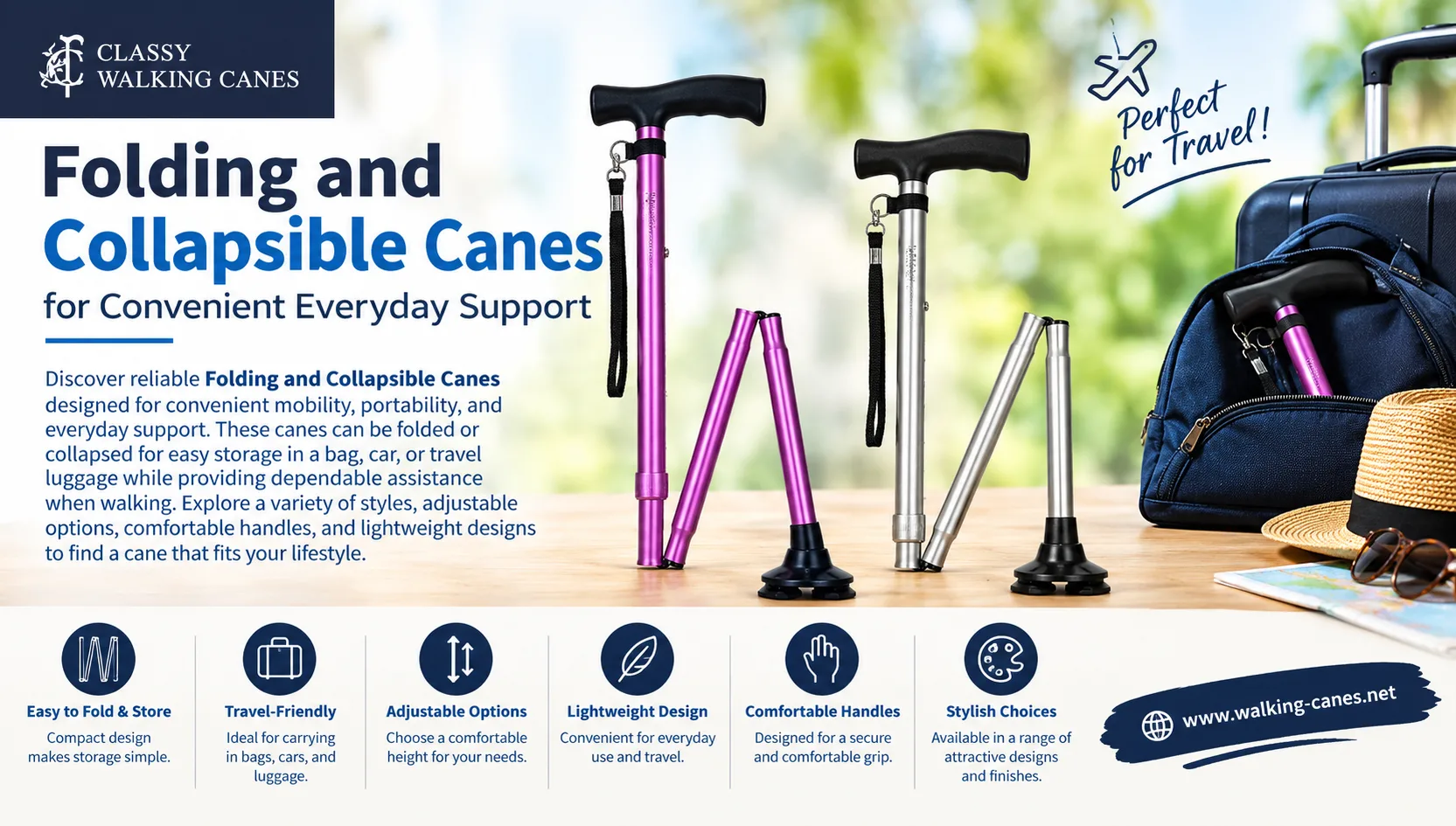 How to Choose the Best Folding Cane for Seniors & Daily Use?