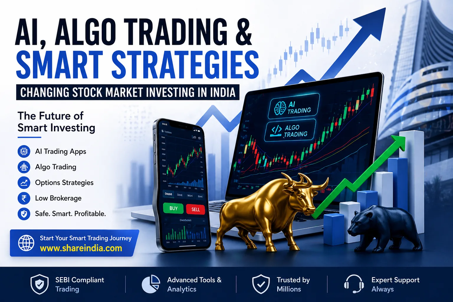 How AI, Algo Trading & Smart Strategies Are Changing Stock Market Investing in India