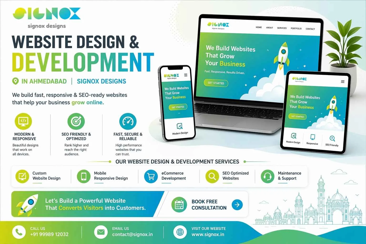 Best Website Design and Development Company in Ahmedabad - Signox Designs