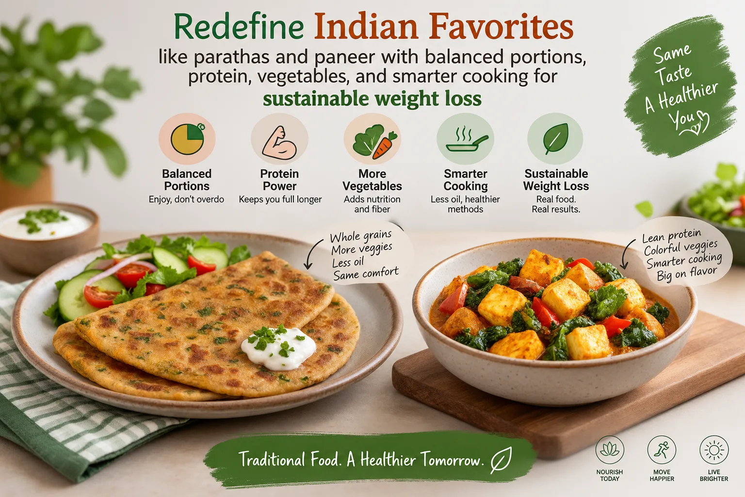 From Parathas to Paneer: Redefining Traditional Indian Diets for Weight Loss