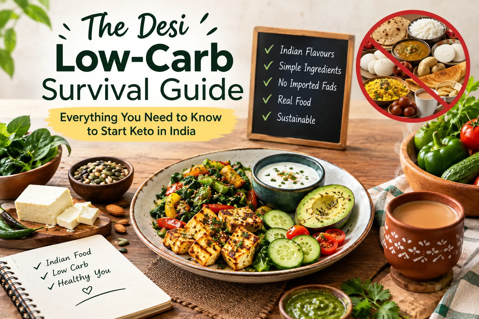 The Desi Low-Carb Survival Guide: Everything You Need to Know to Start Keto in India