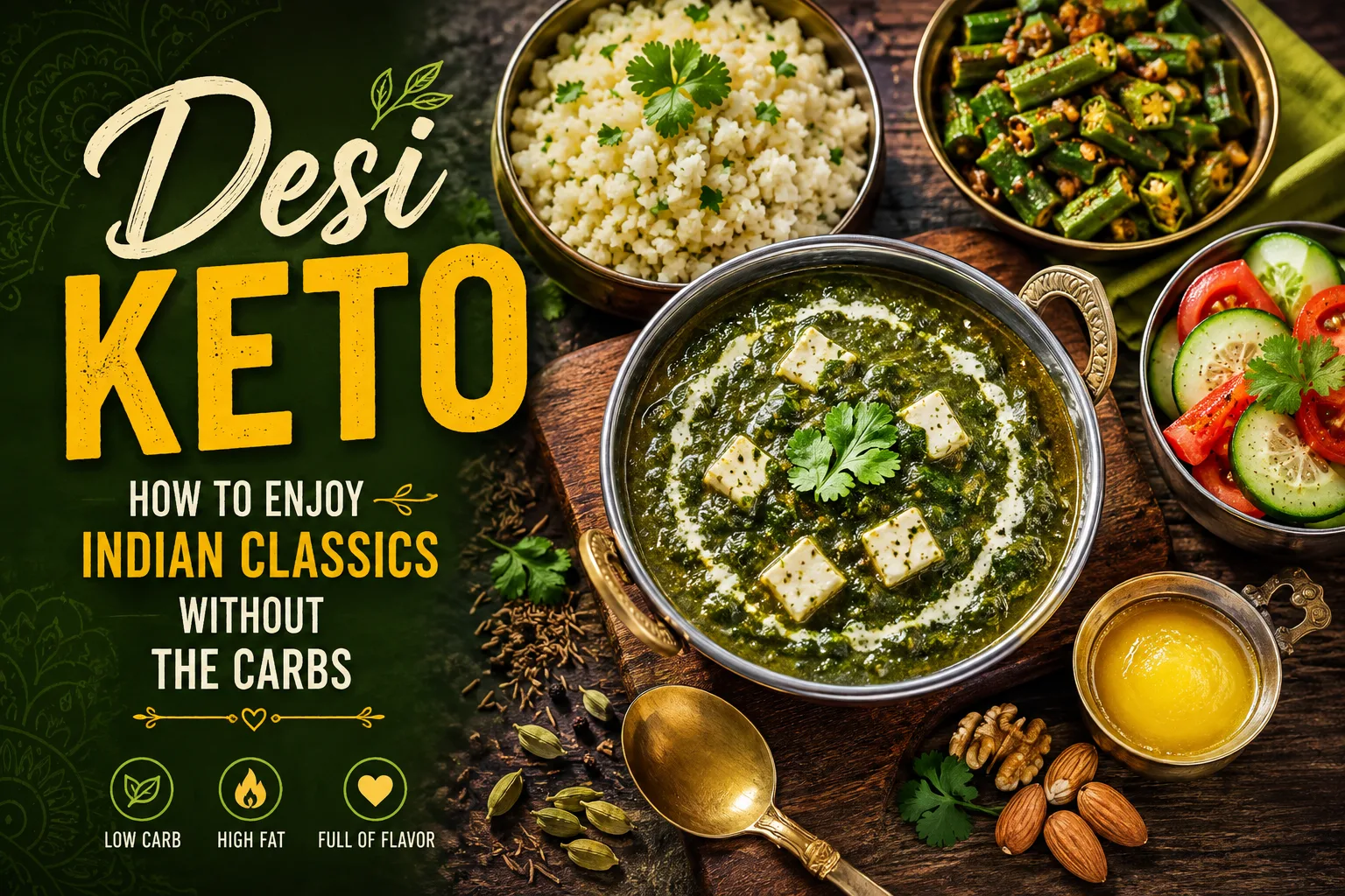 Desi Keto: How to Enjoy Indian Classics Without the Carbs