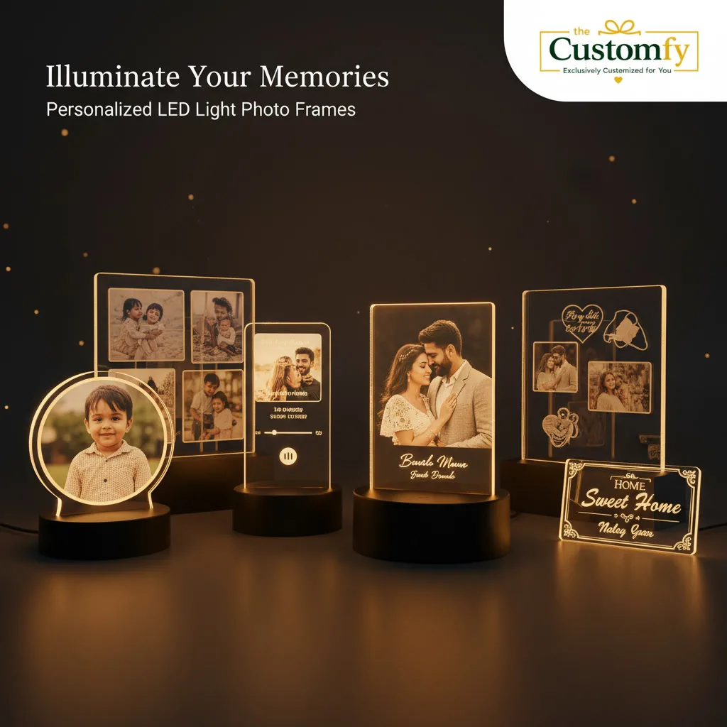 How to Combine Family Portraits and Personal Messages in a Lighting Photo Frame
