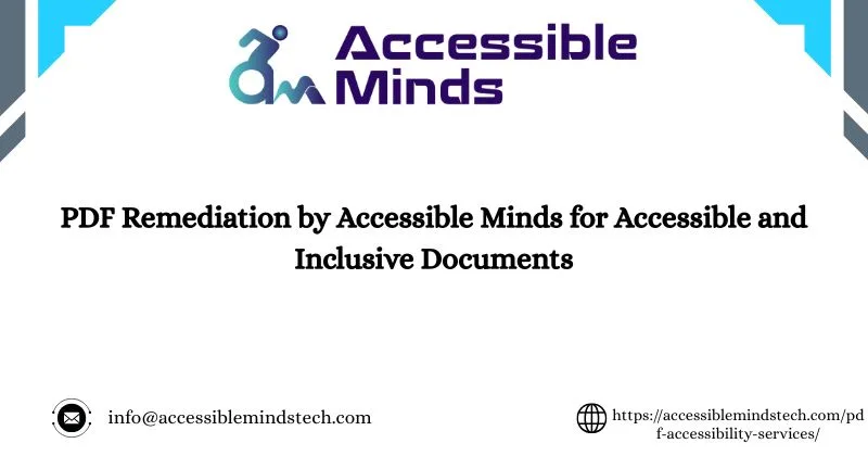 PDF Remediation by Accessible Minds for Accessible and Inclusive Documents