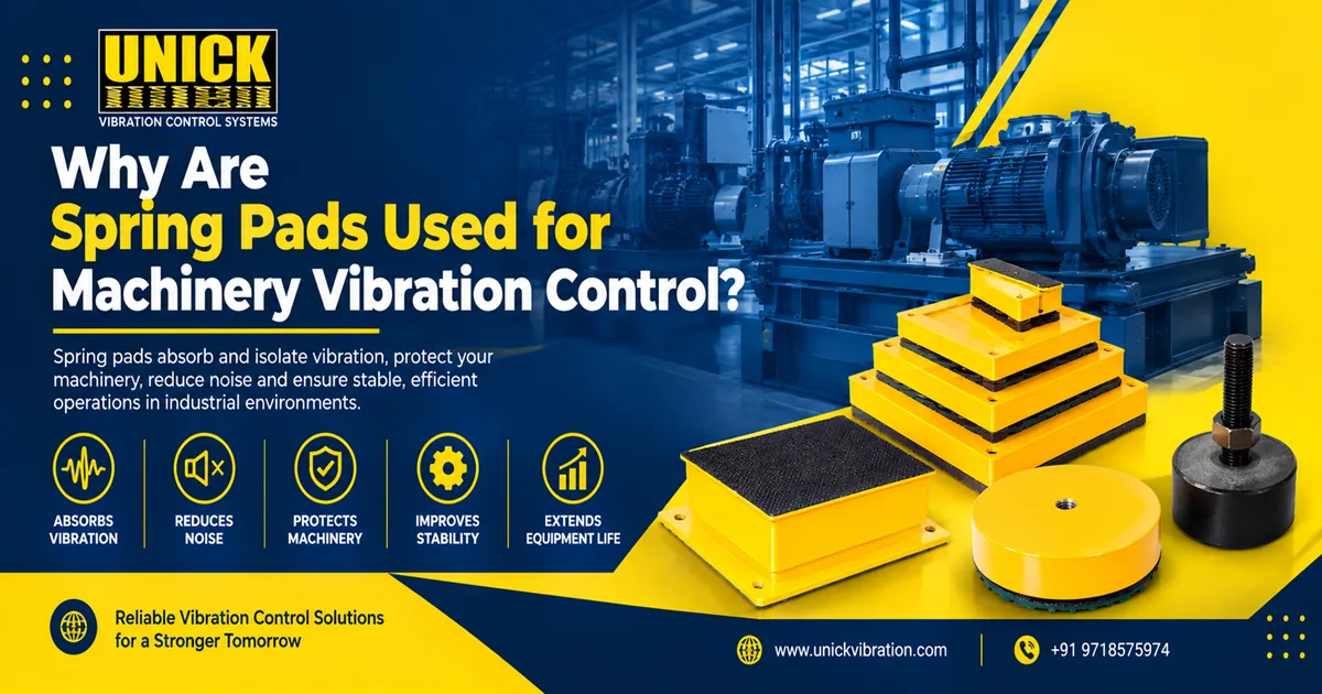 Why Are Spring Pads Used for Machinery Vibration Control?