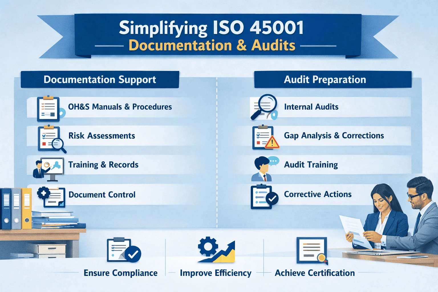 How ISO 45001 Consultant Simplifies Documentation and Audits