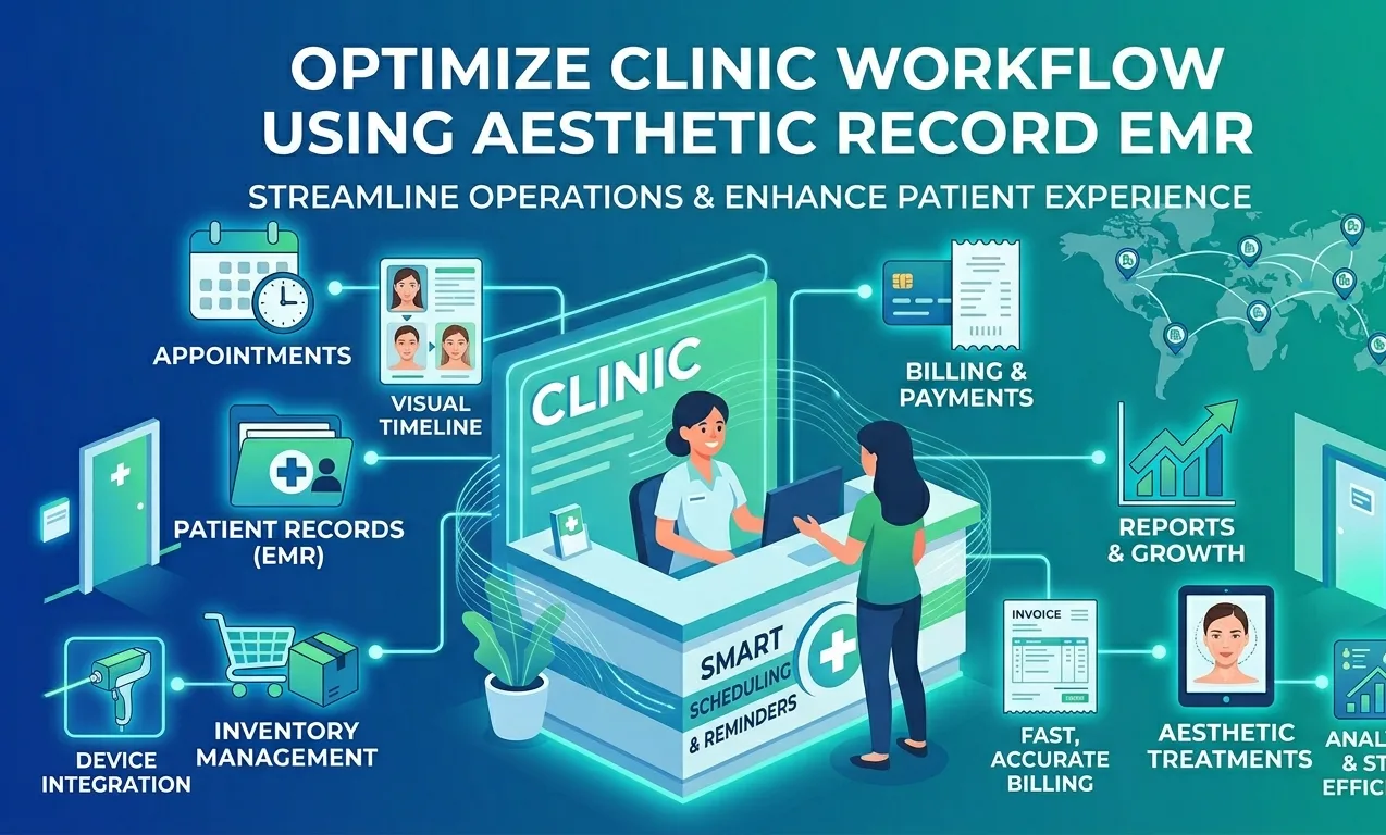Optimize Clinic Workflow Using Aesthetic Record EMR