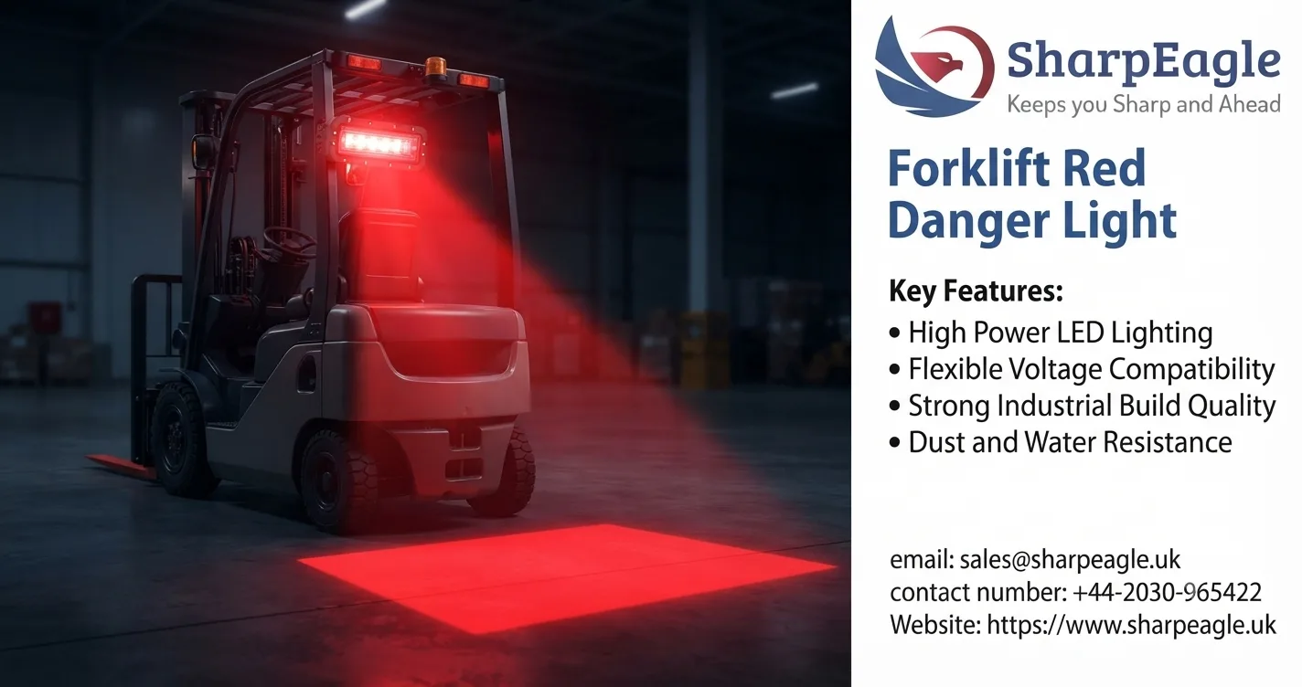 Forklift Red Danger Light for UK Cold Stores