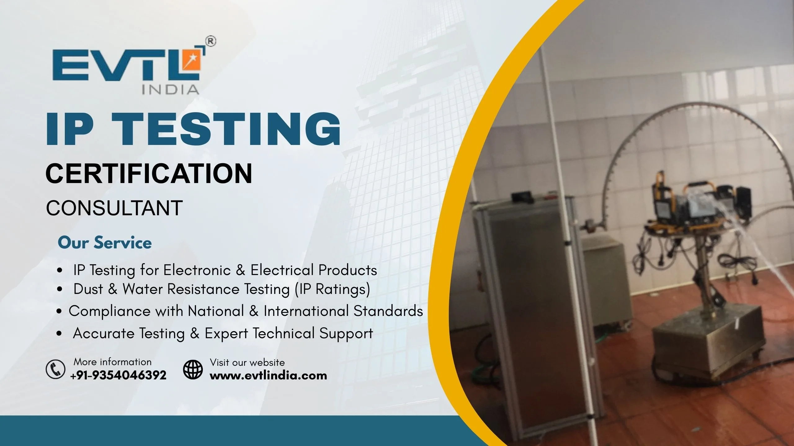 IP Testing Services in India: Ingress Protection Test Process & Standards