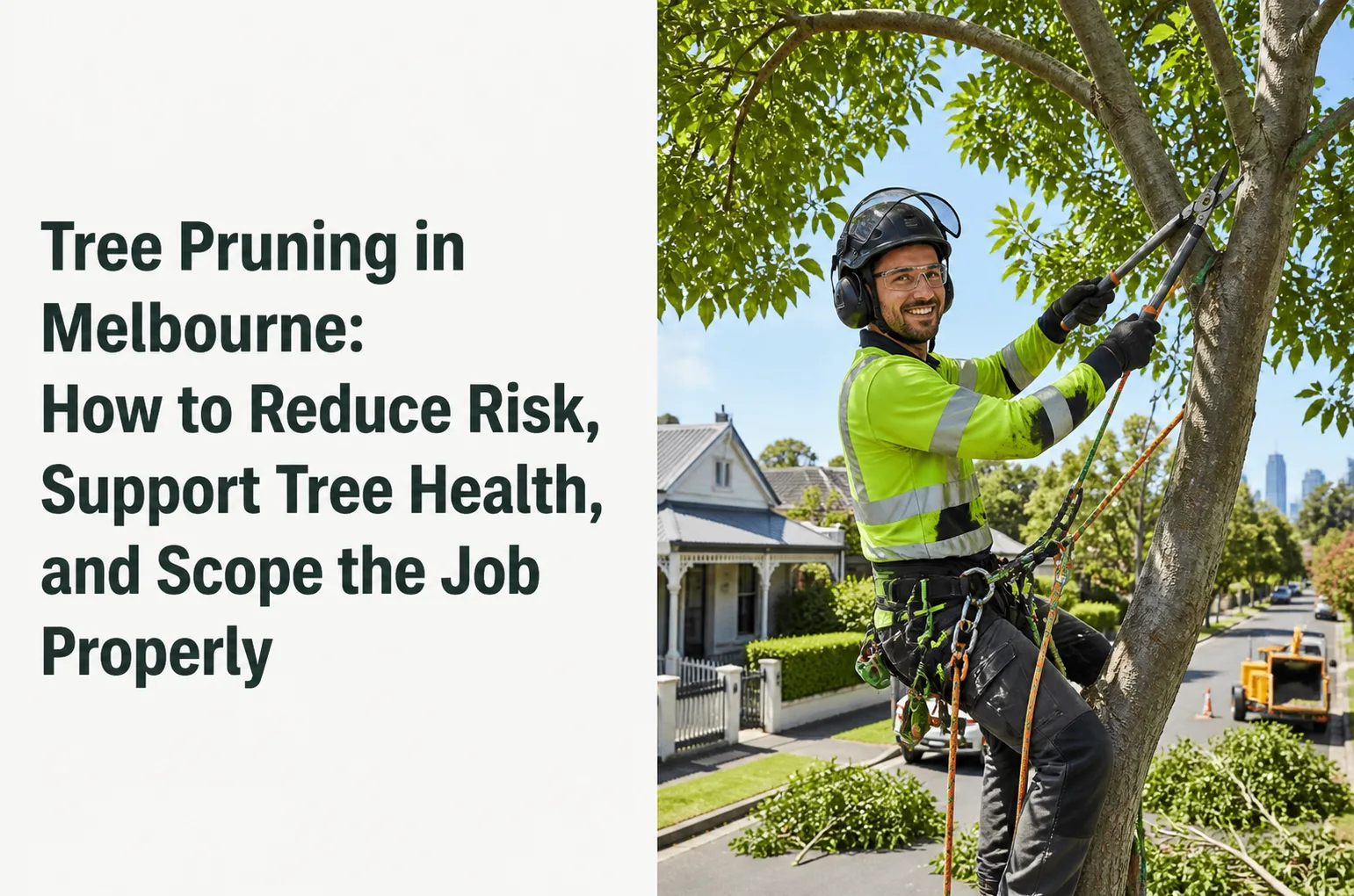 Tree Pruning in Melbourne: How to Reduce Risk, Support Tree Health, and Scope the Job Properly