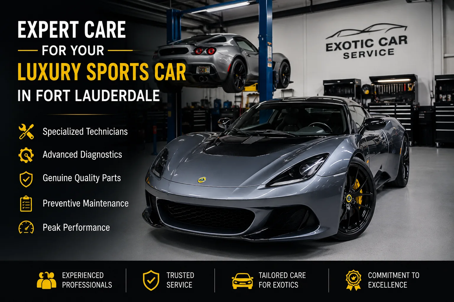 Finding Expert Care for Your Luxury Sports Car in Fort Lauderdale