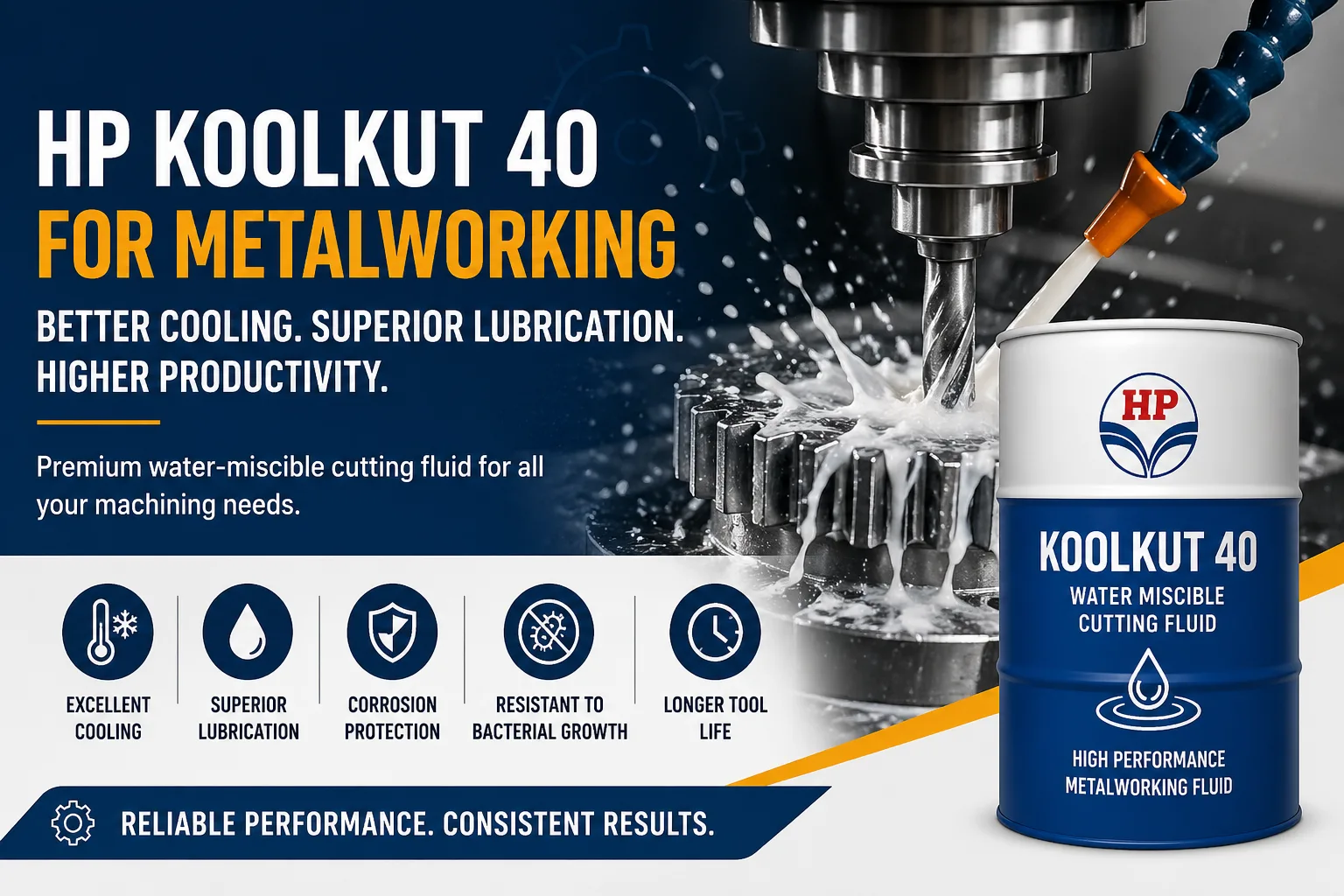 HP Koolkut 40 for Metalworking: Benefits, Uses, and Dilution Guide