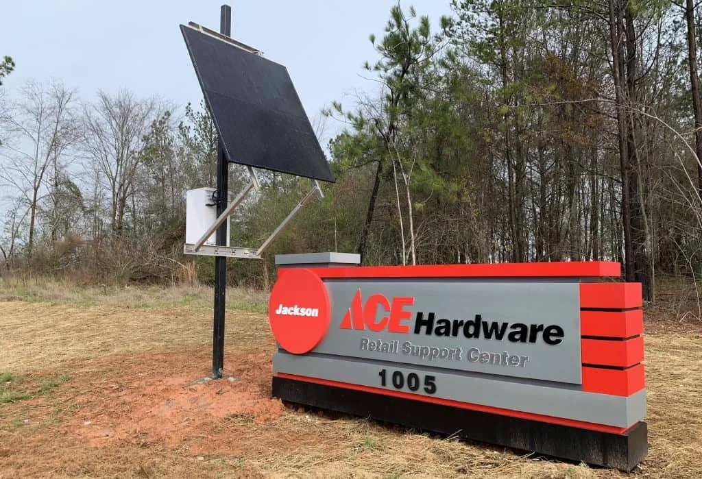 How Solar Lighting Improves Drive-Thru and Roadside Sign Performance