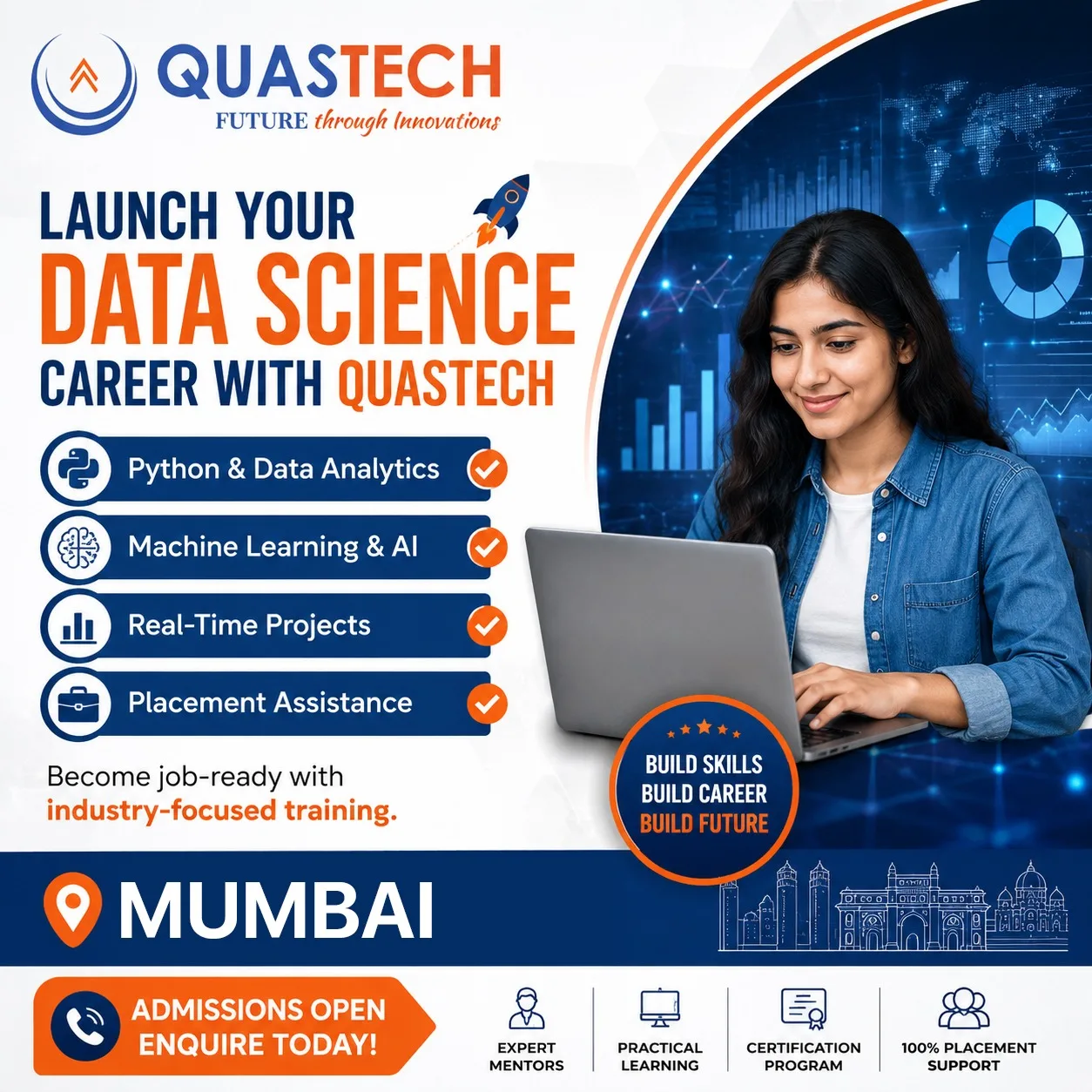 Will Data Science Be Replaced by AI? Future of Data Science Careers in 2026–2035 | QUASTECH