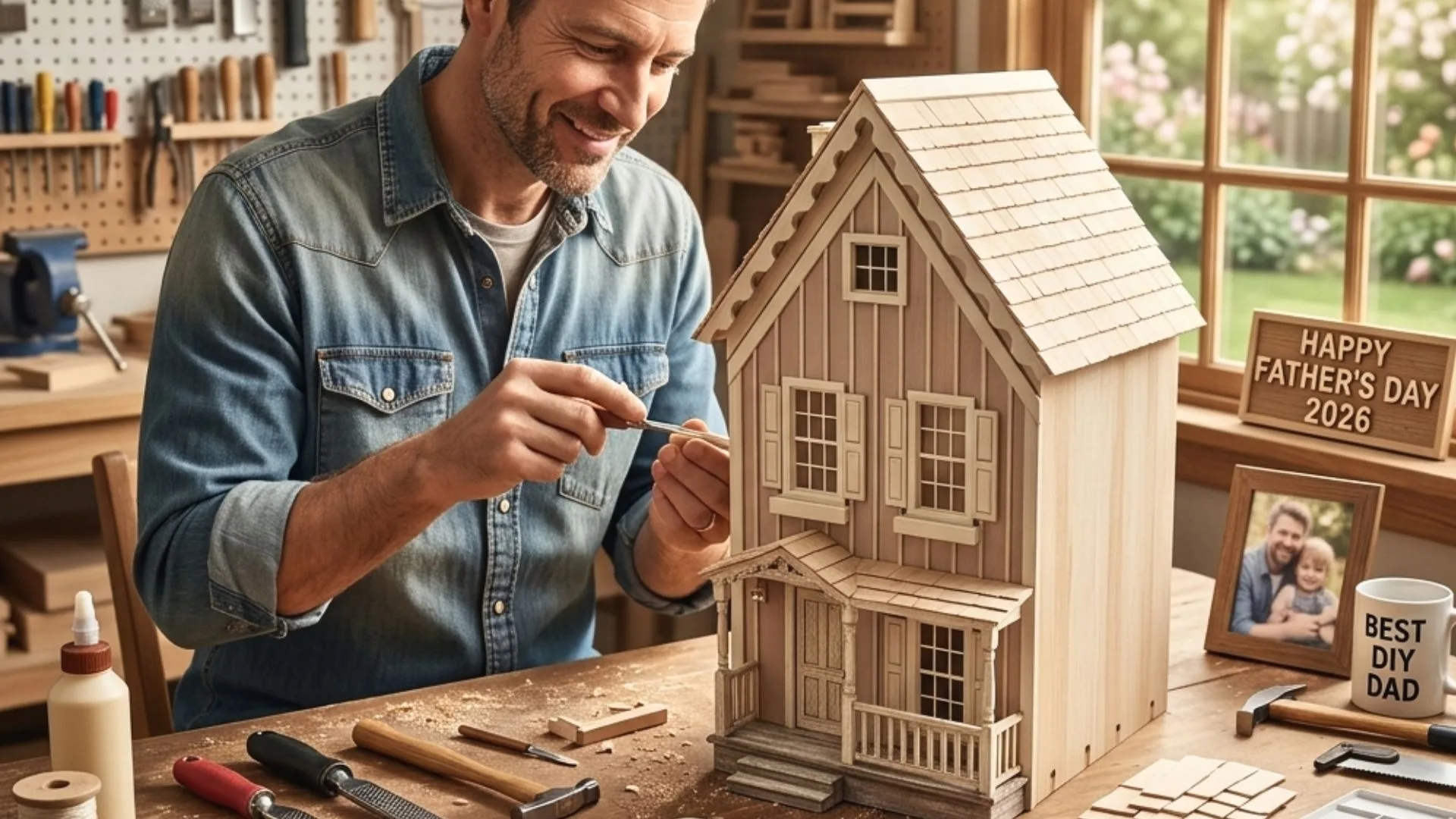 Top Wooden Dollhouses for Fathers Who Enjoy Woodworking Projects